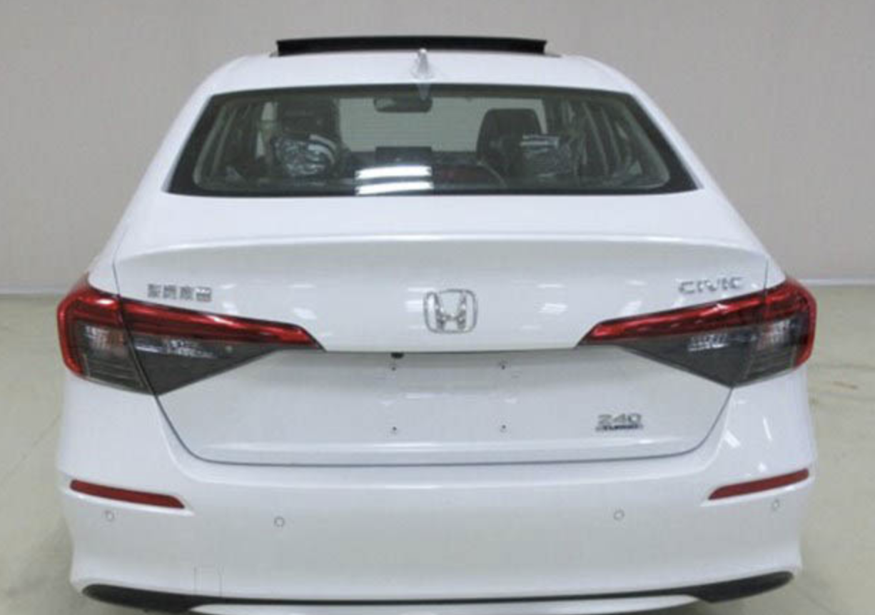 Bahagian Belakang Civic Baharu