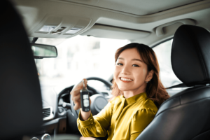 girl trade in car