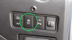 esc in car - esc button